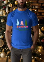 Colorful Trio Christmas Trees Shirt - Matthew 21:1
